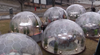 Outdoor 360 Degree New Glamping Igloo Garden Lodge Hotels Shelter Clear Inflatable Bubble Advertising Dome Tent