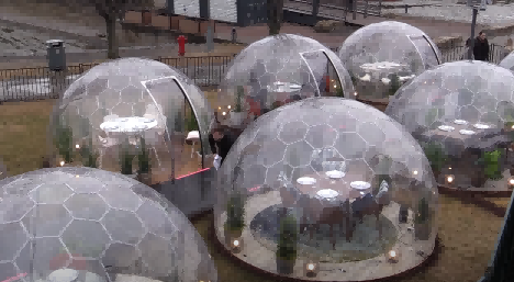 6m Transparent Heavy Duty Geodesic Glamping Dome Tent for Event Party Wedding Camping