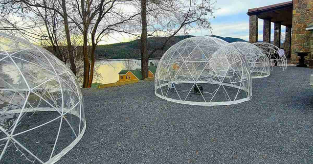 Dome Tent Plastic Luxury Outdoor Transparent Hotel Clear Garden Igloo Tent