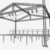 Wholesale Outdoor Concert Stage Platform With A Shaped Roof Truss System On Sale