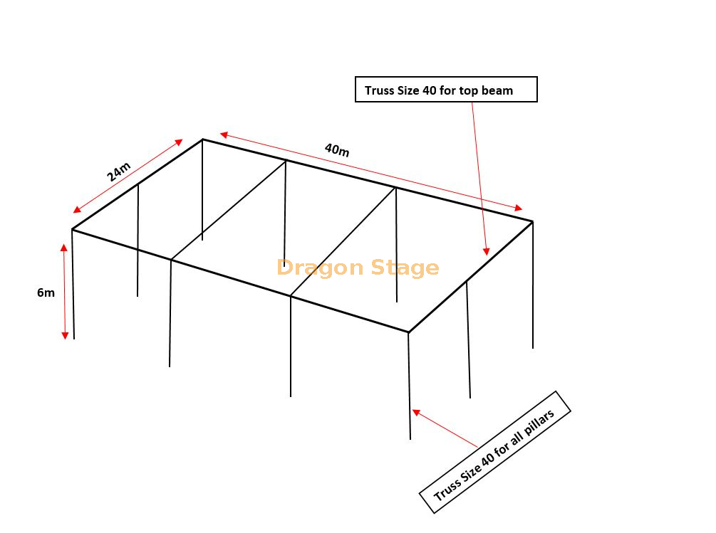 Custom Lighting Aluminum Portable Square Lighting Truss Qatar for Large Events