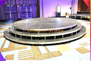 Aluminum Outdoor Dj Music Festival Concert Church Equipment Band Portable Plywood Round Circular Stage Platform