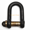 Galvanized Common Shackle, Heavy Duty U-shaped, Galvanized, Black, Terrestrial, High-strength M8-M65