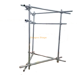 Aluminum Portable Easy Set DIY Minimalist Type Rack Stand for Fashion Store Clothing Shop