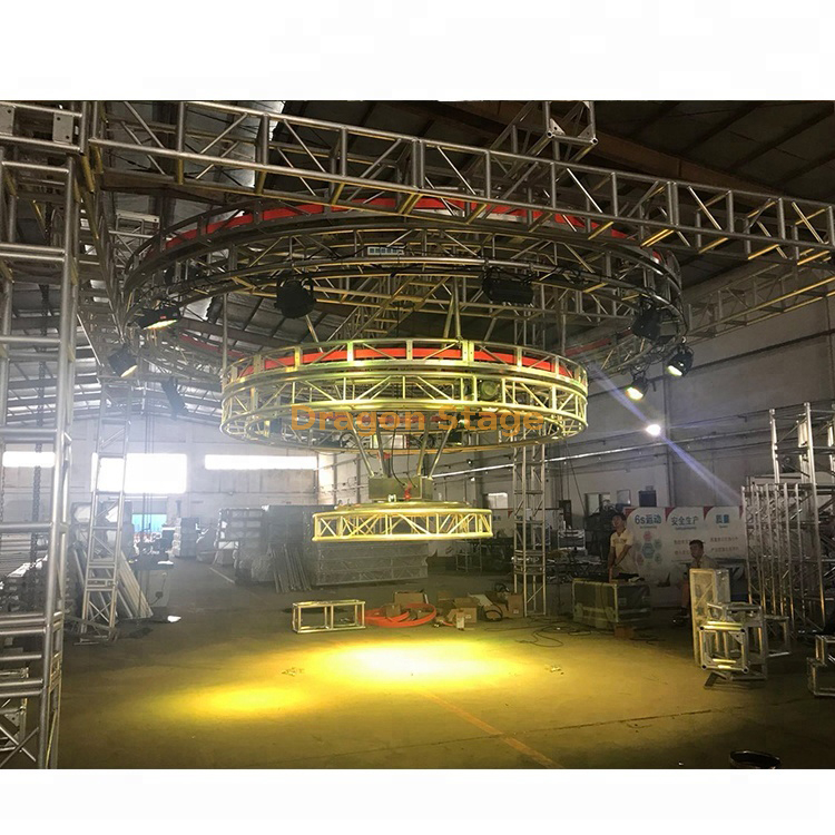 Revolving Rotating Aluminum Truss Rotary Lamp Frame Rotate Truss Stage Equipment for Event (4)