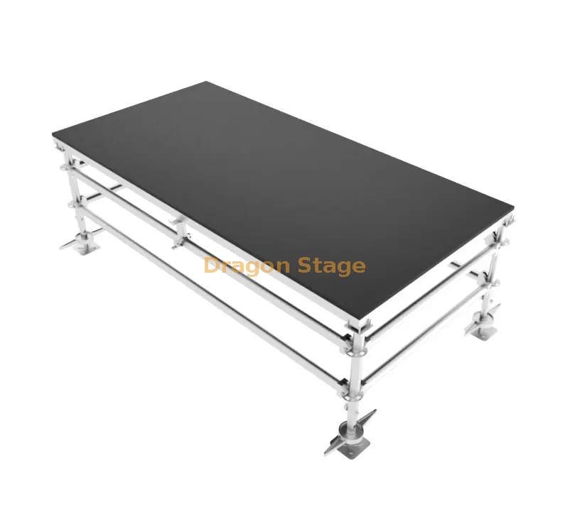 Steel Layher Stage Mobile Event School Wedding Portable Stage 23x14m