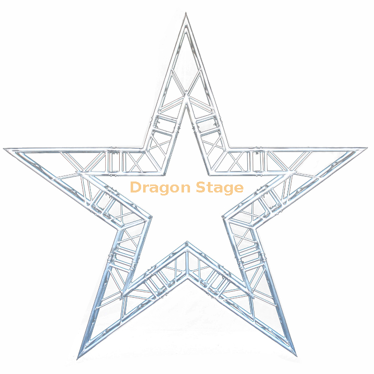 Custom Star Shape Truss Aluminum for Wedding Decoration Art Design