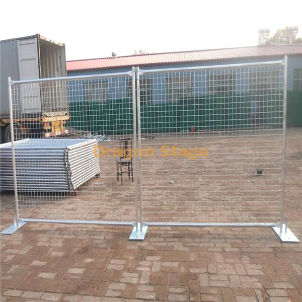 Temporary Galvanized Steel Chain Link Fence Barrier (10)