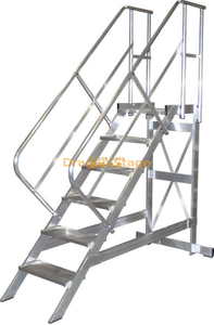 Catwalks Modular Assembly Aluminium Access Platforms Stairway Working Stair Ladder with Aluminum Truss Stepped Platform
