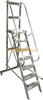 Aluminum Mobile Industrial Safety Working Platform with Stairs And Ladders for Sale