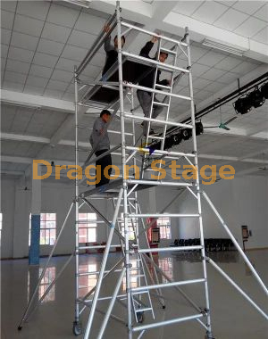 5.68m Aluminum Scaffolding with Hang Ladder Ideas