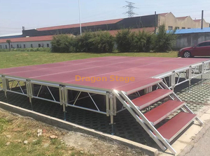 Cheap Portable Aluminum Outdoor Concert Stage Sale/mobile Foldable Stage 12x12ft