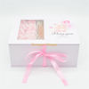 Clear Window White Cardboard Boxes Eternal Flower Perfume Gift Box With Ribbon Custom For Packiging