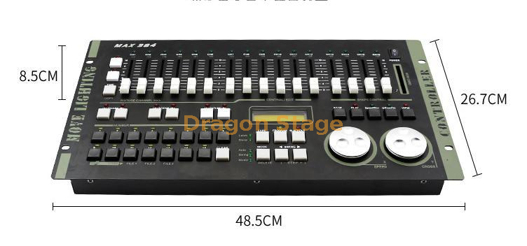 MAX DMX384 Console for Moving Head Beam Lamp Par Lamp Stage Dimmer