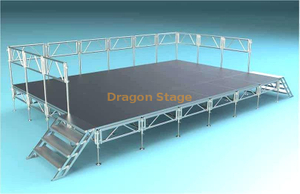Custom Aluminum Stage for VIP Section 56x12ft