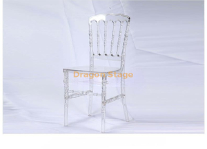 Simple Chairs, Acrylic Transparent Chairs, Hotel Restaurants, Plastic Backrest Chairs Wholesale