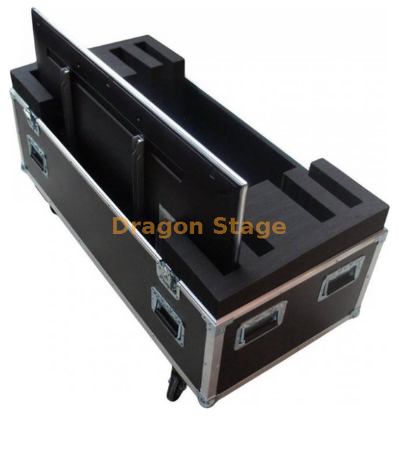 Customized Party 4 Casters Aluminum Flight Case for 43 TV