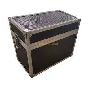 Plywood Black Aluminum Storage Case with Lock for Party