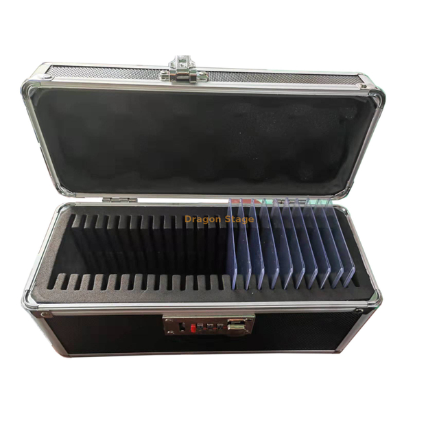 Event 25 Columns Aluminum Graded Card Storage Case with Foam