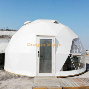 Durable PVC House Event Dome Tent Glamping Tourism Hotel With Door