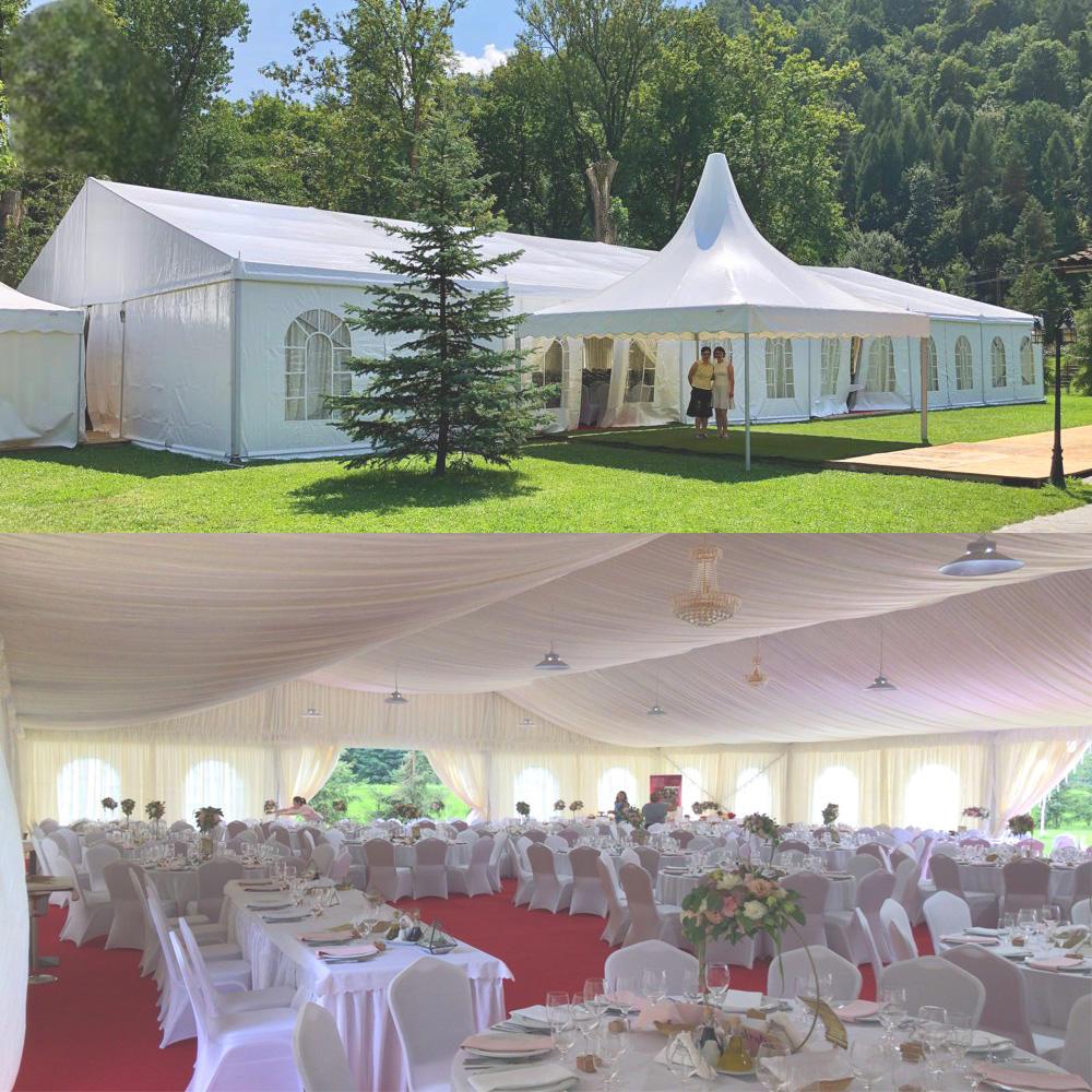 Wedding Tent with White Canopy