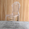 New acrylic crystal princess chair, transparent queen chair, integrated PC bamboo chair, supplied by manufacturer