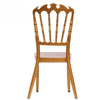 Foshan Furniture Theme Restaurant Ancient Castle Chair Wedding Banquet Chair European Dining Chair Aluminum Alloy Bamboo Joint Chair Manufacturer Direct Delivery