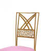 Manufacturer\'s direct supply of outdoor hotel wedding net back bamboo chair, new steel bar banquet chair, Western restaurant chair direct supply