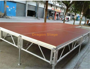 Aluminum Portable Mobile Stage Podium Platform Deck 21.96x10.98m