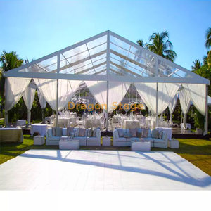 15X25m 18X30m Fireproof Wedding Party Ceremony Reception Tent With Flooring And Curtains