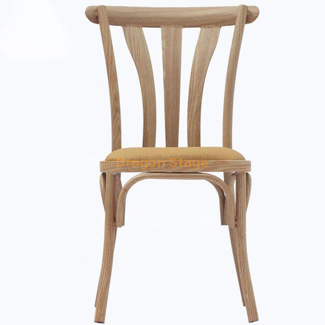 New Aluminum Faux Wood Patterned Forked Back Chairs for Outdoor Weddings And Weddings, Stackable Chairs for Hotels, Restaurants, And Dining Chairs