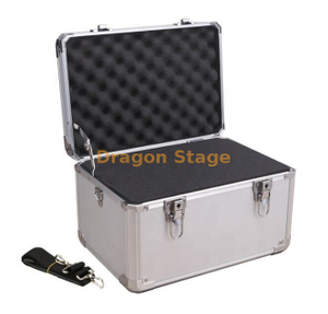 Party Solid And Instrument Case Silver Aluminum Case with Handle