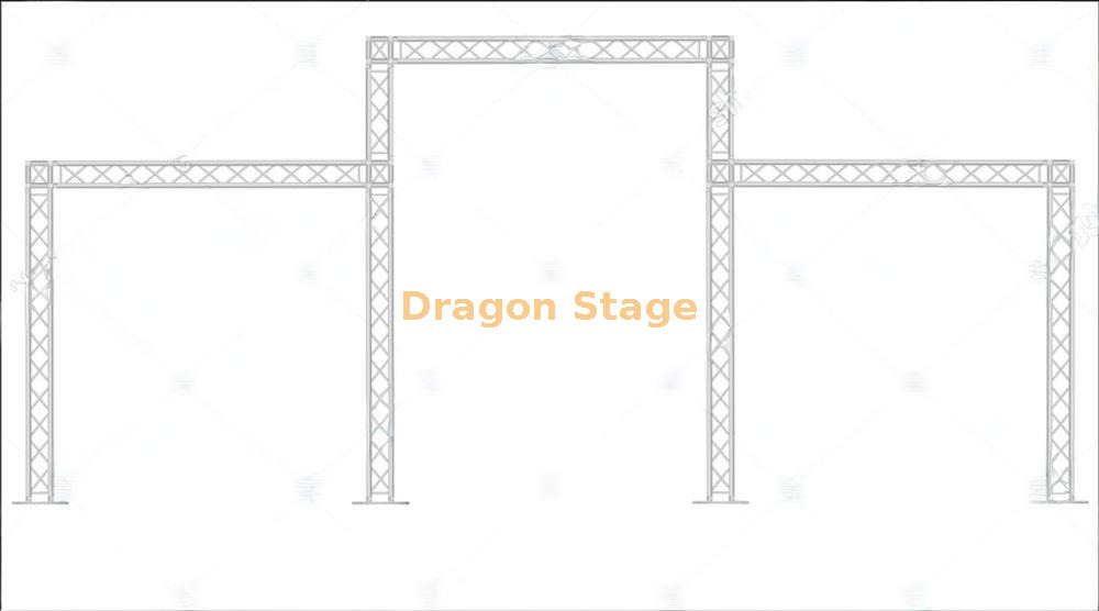 Speaker Cabinet Hanging Truss Frame 9x4m