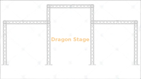 Speaker Cabinet Hanging Truss Frame 9x4m