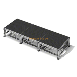 Portable Aluminium Outdoor Concert Stage Sale 3.66x1.22m with 1 stair