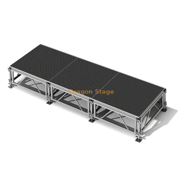 Portable Aluminium Outdoor Concert Stage Sale 3.66x1.22m with 1 stair