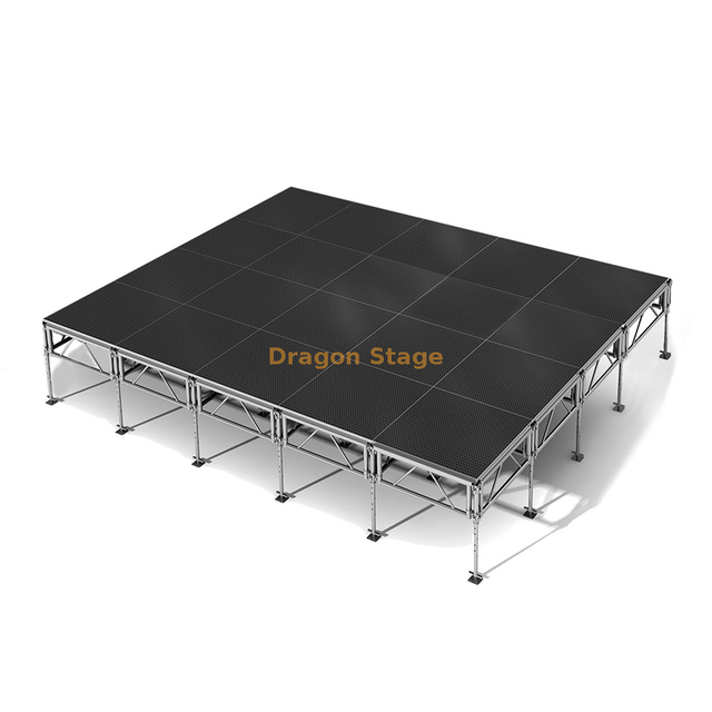 1.22x1.22m Aluminum Alloy Portable Outdoor Performance Stage for Sale 6.1x4.88m