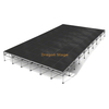 Custom Portable Adjustable Outdoor Stage Platform 10.98x7.32m Height 1.2-2m