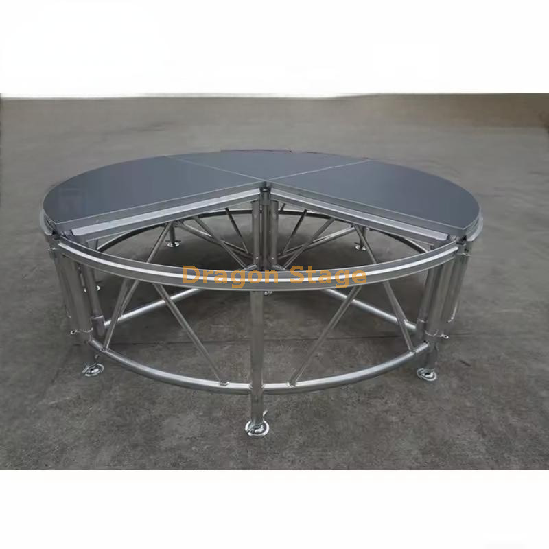 Diamter 2.5m Aluminum Wedding Round Circle Stage Platform