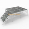 Portable Aluminum Acrylic Wedding Platform 2.44x2.44m Height 0.4-0.8m