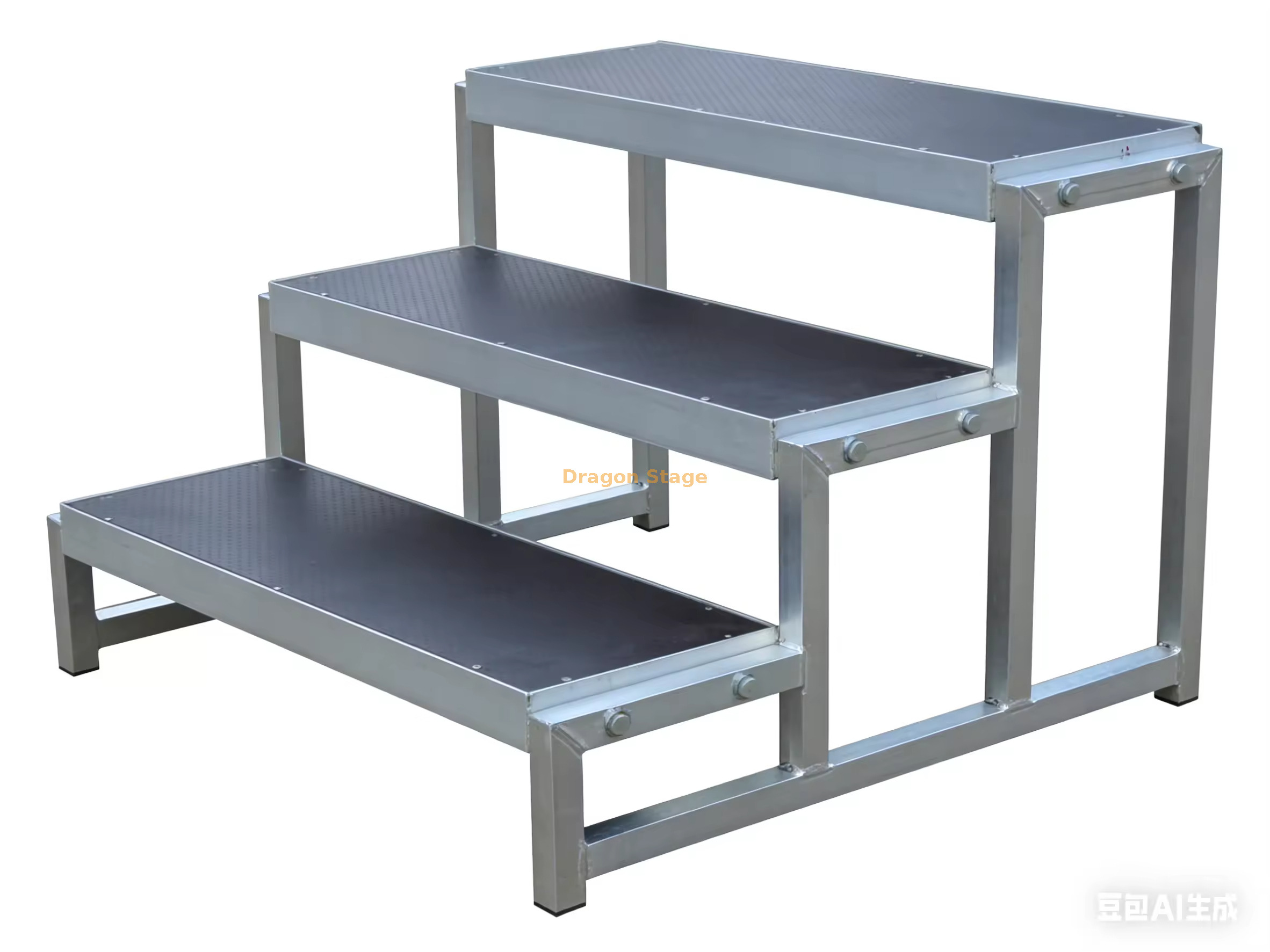 Non-Slip Stage Deck 3 Steps