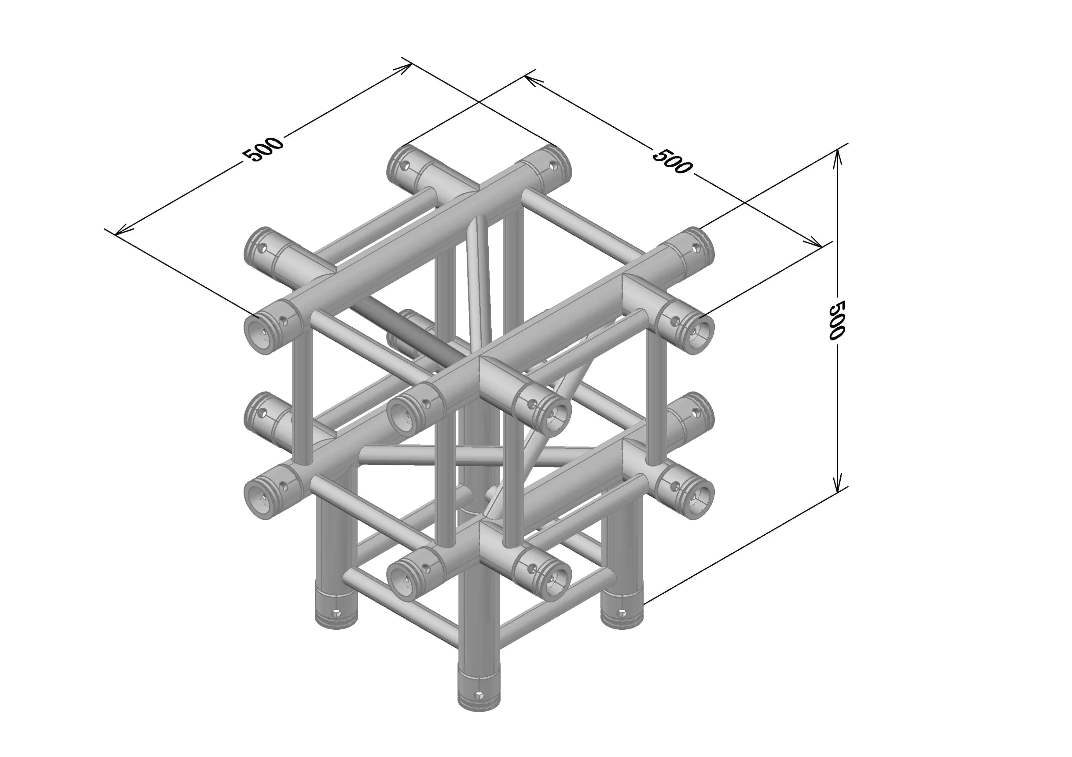 5-Way Standard Truss Corner