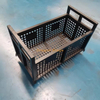 Black Stackable Heavy Mesh Dolly Trolleys Cart for Transportation