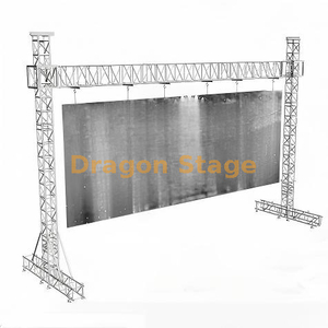 Heavy-Duty 12x8m Aluminum Goal Post Truss System for Large LED Video Walls
