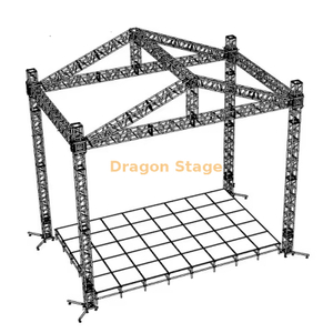 Aluminum Outdoor Roof Truss Structure 12x9x9m