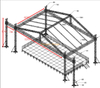 36x18x12m Large Concert Stage with Multi-Tower Roof Truss System – 120x60x40ft