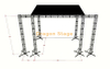 8x6x7m Aluminum Roof Truss Stage System with 2m Wings & Canopy (300mm Bolt Truss)