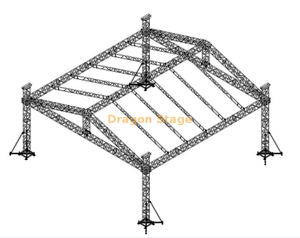 Custom Outdoor Pitch Roof Truss Structure 8x7x5m for Concerts & Events