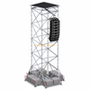 2x2x10m Ringlock Line Array Hanging Tower with Roof, Ballast and Working Platform