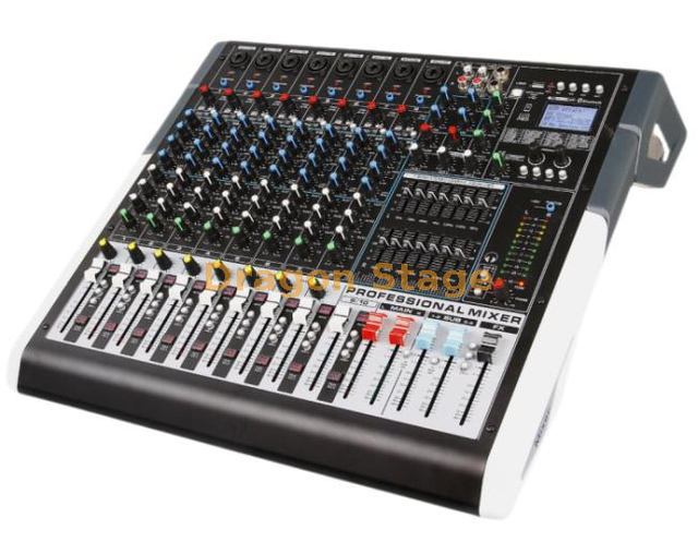 HTS12 12 Channel Professional Audio Mixer with DSP Effects